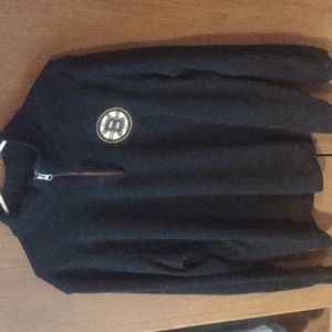 Men's NHL Bruins Large Quarter Zip